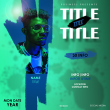 Load image into Gallery viewer, ART CLUB FLYER TEMPLATE (FREE)