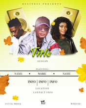 Load image into Gallery viewer, BLOCK PARTY FLYER TEMPLATE