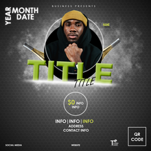 Load image into Gallery viewer, B-DAY FLYER TEMPLATE